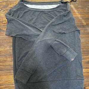 Nike Heather Gray Dri-FIT Long Sleeve Shirt